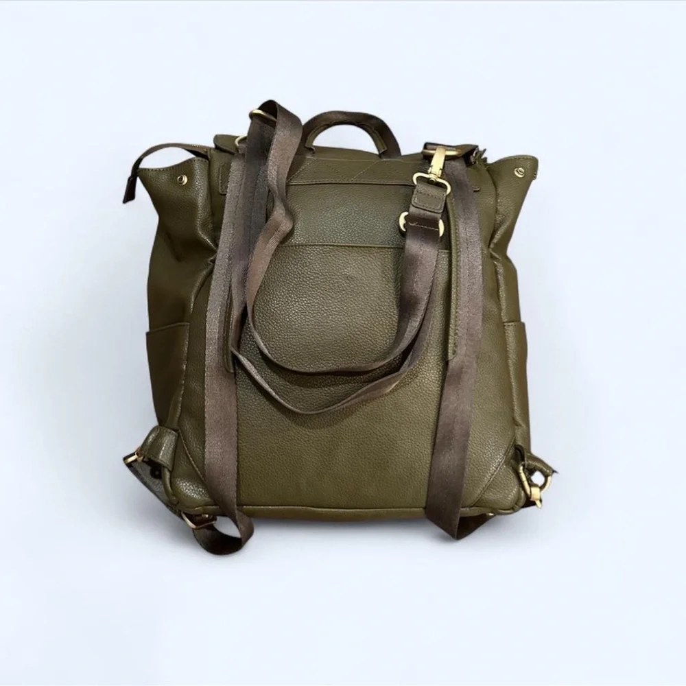 Freshly Picked Leather Diaper Bag